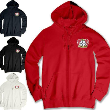 [레버쿠젠 후드 집업 BLS-ZU01] 분데스리가/기모/특양면/후드티/후드 자켓/단체티/반티/오픈후드/후디/짚업