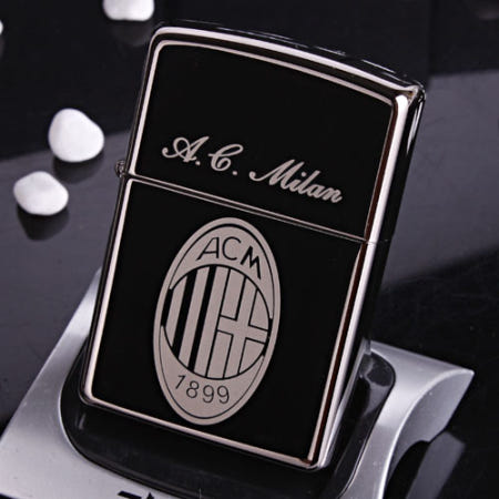블랙 세리에A AC밀란 신기한 빈센조 지포 라이터 D-881