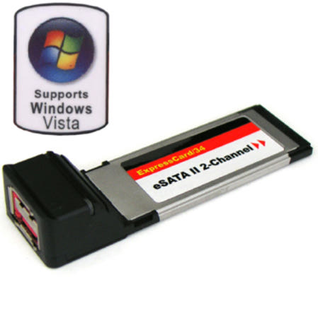 [자체제작]Coms 노트북 PCI Express eSATA 카드 2포트 XW