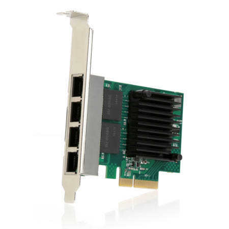 이지넷 NEXT-364DCP EX 4포트 1G 랜카드 PCIe카드 인텔칩셋