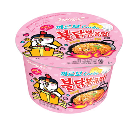 삼양 까르보불닭볶음면 큰컵 105g