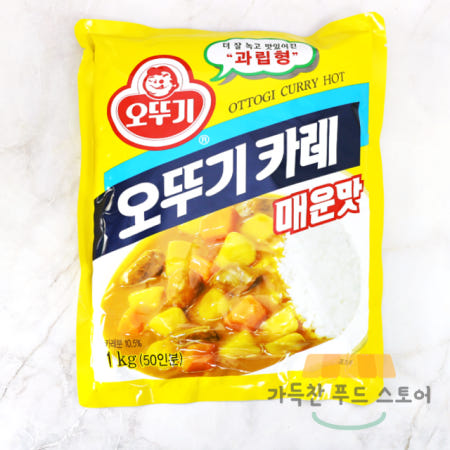 오뚜기 카레 매운맛 1kg (낱개) 카레재료 과립형