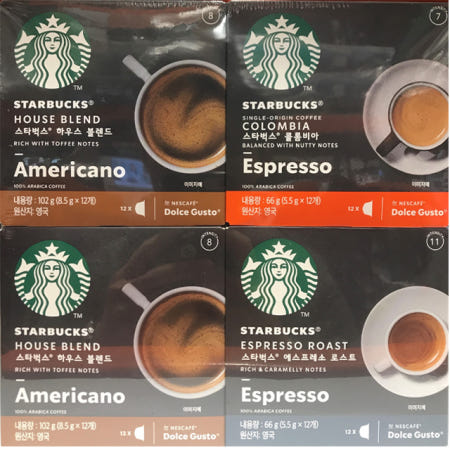 코스트코 STARBUCK 스타벅스 돌체구스토 캡슐 48입
