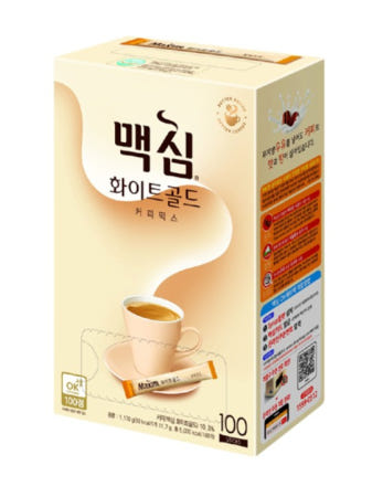 동서식품 맥심 화이트 골드 믹스 100T 연아커피
