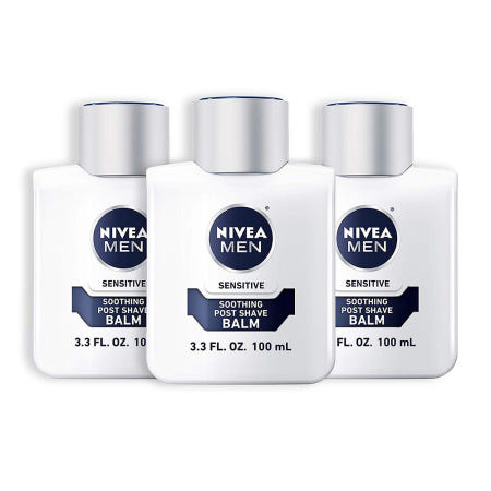 [해외]NIVEA Men Sensitive soothing Post Shave Balm 니베아 맨 센서티브 포스트 쉐이브 밤 3.3oz(100ml) 3팩