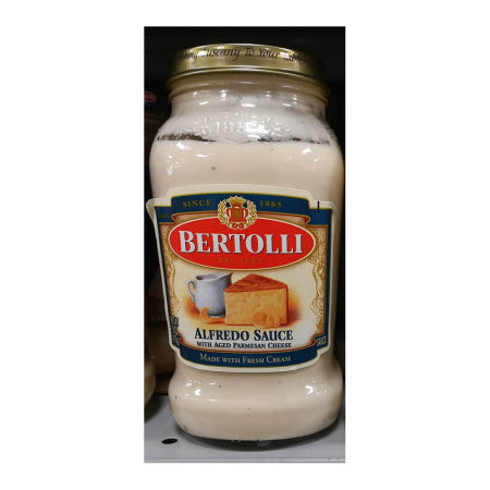 [해외]Bertolli Alfredo Sauce with Aged Parmesan Cheese 베르톨리 알프레도 소스 파마산 치즈 15oz(425g) 2팩