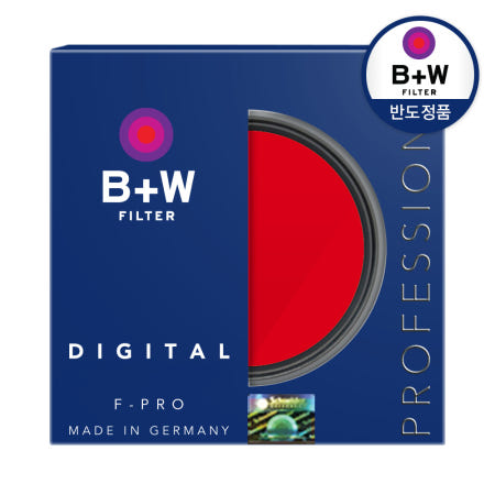 [본사공식] [B+W] LIGHT RED MRC 58mm 카메라 렌즈 필터