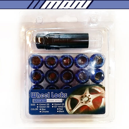 [마루모터]일리아드/세븐락 너트/블루/12mm 1.5