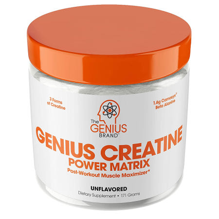 [해외][The Genius Brand Creatine Powder]  더지니어스브랜드 크레아틴 파우더 171g