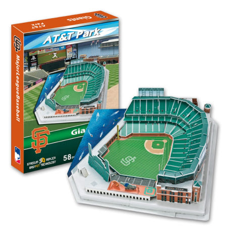 [픽더원 협력업체][해외]MLB 메이저리그 경기장 샌프란시스코 3D 입체 퍼즐 AT&T 오라클 파크 야구장 모형  DIY