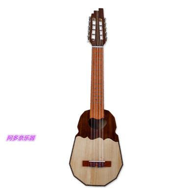 [해외]악기 교육용 전통 타악기 관악기 페루 수입제조 론로코 기타 순정안데스산금 기타 Charango 송금 가방