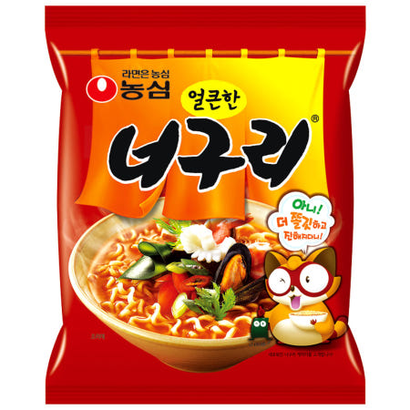 농심 얼큰한 너구리 120g