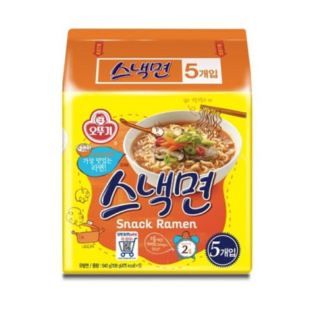 오뚜기 스낵면108g 5개 봉지라면