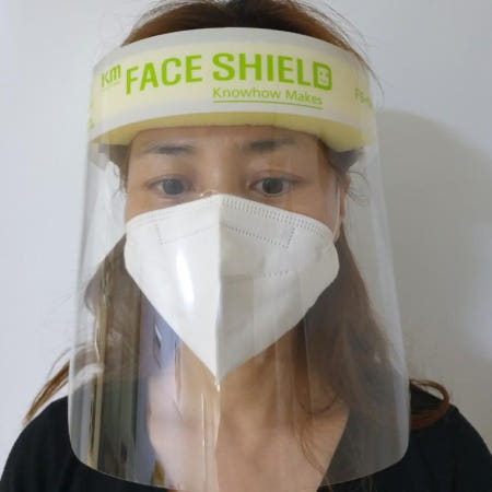 국산 안면 보호구 페이스 쉴드 안전 위생 코로나 김서림방지