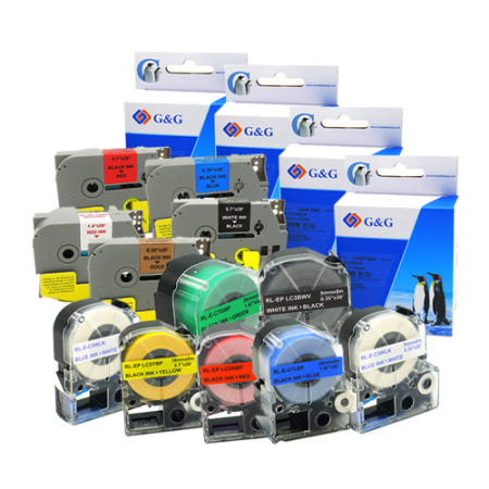 [EPSON, BROTHER]브라더 엡손 라벨 테이프 호환 라벨지 6mm 9mm 12mm 18mm 24mm 36mm