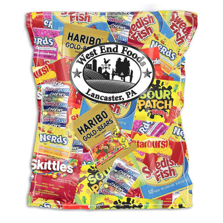 [해외]할로윈 어솔티드 캔디 젤리 믹스 팩 907g Assorted Candy (32 oz) of Gummy Bears, Skittles, Starburst, Swedish