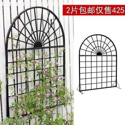 [해외]레진 수지 공예 정원 가든 마당 야외 장식 조경 인테리어 조각상 조형물 영국식 철제 창틀형 병풍지붕 벽걸이 다목적 덩굴대 2매 무료배송