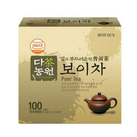 다농원 보이차 0.6gx100T 다농원
