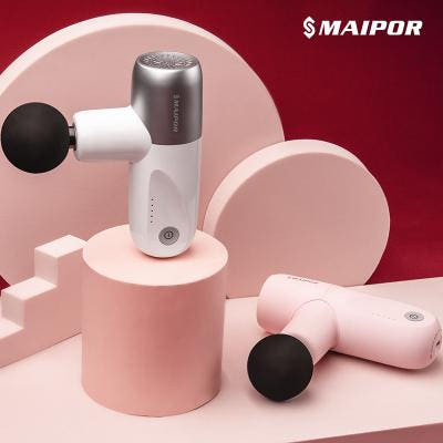 [해외]전동마사지건 다리마사지기 마포헬스 전동 근막총녀용 근막총 다기능 근력 이완 안마기