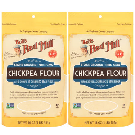 [해외]Bob's Red Mill Chickpea Flour 밥스 레드 밀 칙피 병아리콩 가루 454g 2팩
