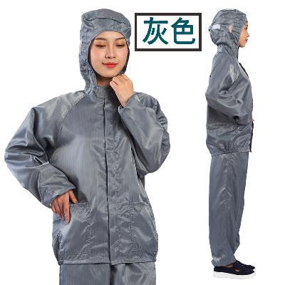 [해외]코로나방호복 방역용품 보호복 정전기복 후드분체복 청결복 방진복 식품 무진제약복 방호복