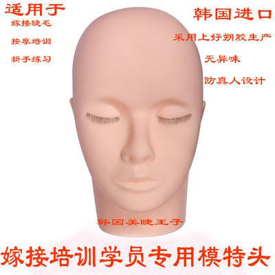 [해외]피부미용마네킹 동대문마네킹 뷰티 마사지 연습 헤드 몰드와 속눈썹 모델링 실습 모델