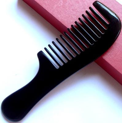 [해외]물소뿔 조각 재료 괄사 마사지 경락 지압봉 볼링가 두껍게 해주며 컬링 큰 빗 넓은 천연 흑수 소뿔 굵은 무료