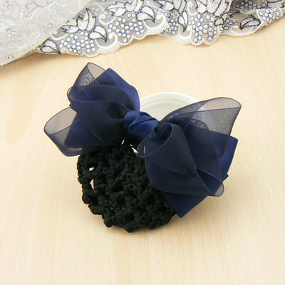 [해외]머리망 호텔 아르바이트 맞춤 제작  프로 머리띠 리본 간호사 망태은행 스튜어디스 s9