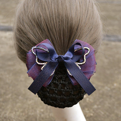 [해외]머리망 호텔 아르바이트 오리지널 플래시백 대한민국 리본 헤어뱅킹 간호사 스튜어디스