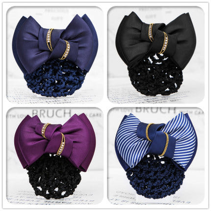 [해외]머리망 호텔 아르바이트 프로페셔널 헤어스타일 신형 망태기 여성 헤어핀 우정항공간호은행