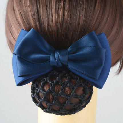 [해외]머리망 호텔 아르바이트 판 헤어스타일 은행 간호사 스튜어디스 헤어컷 작업망태 리본