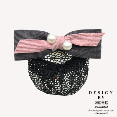 [해외]머리망 호텔 아르바이트 프로머리꽃 여자 간호사 망태기 스튜어디스 핀뱅크 주점원 근무