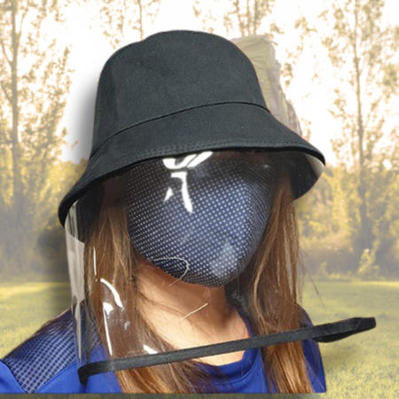 [협력업체]코로나 페이스쉴드 연예인 투명 마스크 페이스 가드 플라스틱 얼굴 가림막 완전 안면 가리개