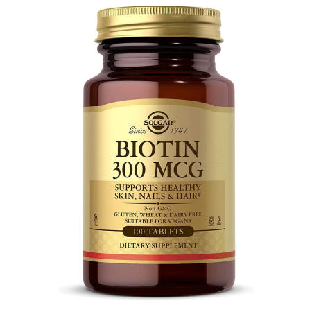 [해외]Solgar 솔가 비오틴 Biotin 300mcg 100정