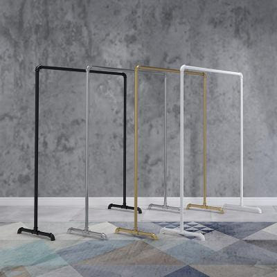 [해외]옷가게 행거 스탠드 옷걸이 튼튼한 인테리어 착지 수관걸이 침실 빨래 건조대 간이 발코니 홀짝 가정용