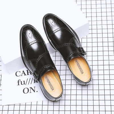 [해외]남자 정장 구두 면접 시험 결혼식 신발 2021 봄 블록체인 남조화 잉글리시 비즈니스 캐주얼 신랑 웨딩화