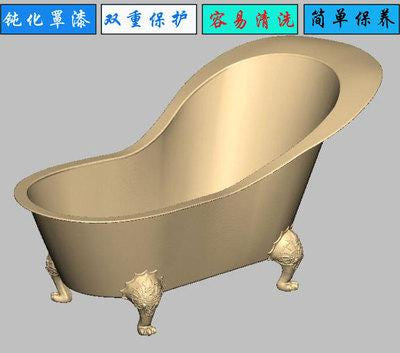 [해외]구리 세면대              태국식 안마시술소 코끼리발동욕조 별장 호텔 가든 인디펜던트 가정용 성인용 욕조