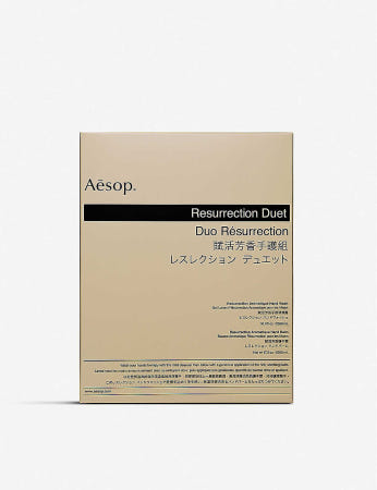 [해외]이솝 Aesop, 레저렉션 핸드워시 & 핸드밤 듀오 세트 500ml x 2pcs 듀엣