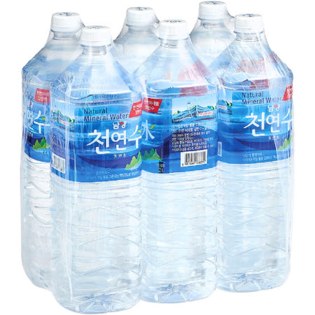 2L 6병 남양 천연수 안전한 생수 배송 배달 암반수 맑은샘물 에코 정기 산소 고급 물