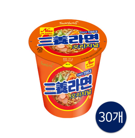 삼양라면 작은컵 65g 30개