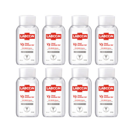 애경 랩신 휴대용 손소독제 60ml x 8개