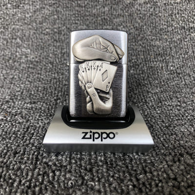 [해외]지포 라이터 특이한 ZIPPO 고급 선물용 복고풍 빈티지 오리지널 미 서프라이즈 포커 시리즈 로얄 29396(위장 방지 웹사이트 확인 가능)