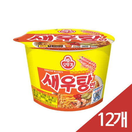 오뚜기 새우탕 큰컵 110g 12개 한박스