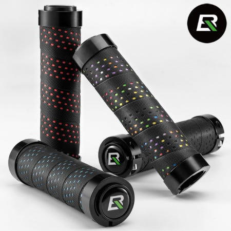 락브로스 MTB PU 펀칭 충격흡수 핸들 그립 손잡이