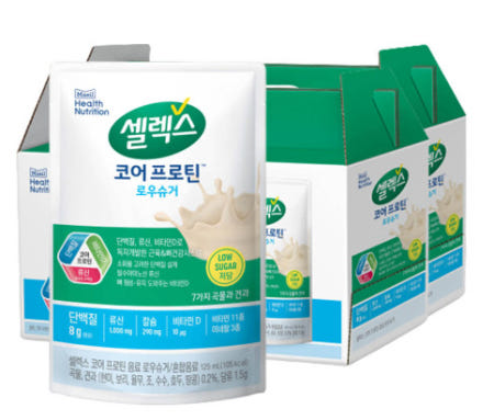 매일 셀렉스 마시는 고단백 멀티비타민 로우슈거 125ml 12입x3박스