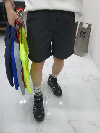 쿤 koon 무료배송 쿤 무배 기획 나일론 와샤 경량 네온 형광 비치숏 밴딩 반바지 하프 팬츠