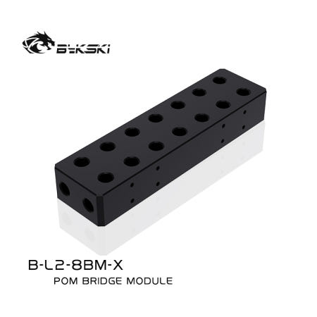 [해외](해외배송)BYKSKI B-L2-8BM-X / SEVER MODULAR POM BRIDGE 딥러닝 연산/채굴 수냉 시스템 모듈 브릿지