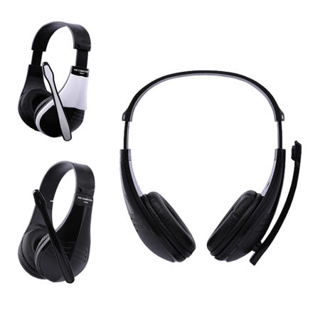 TGIC 유선 마이크 게이밍 PC 헤드셋 어린이부터 성인까지 인터넷강의 어학용 헤드폰 마이크 헤드셋