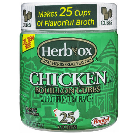 [해외]Herb-Ox Chicken Bouillon Cubes 허브오엑스 오리지널 치킨스톡 큐브 25개입 3통