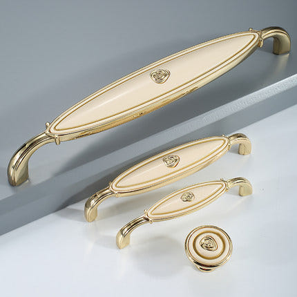 [해외]손잡이 수리 교체  골드 서랍장 유럽식 원목장 문고리 작은 홀짝 철물 가구